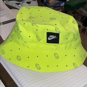 Nike Golf Bucket Hat M/L Neon Green Praying Hands